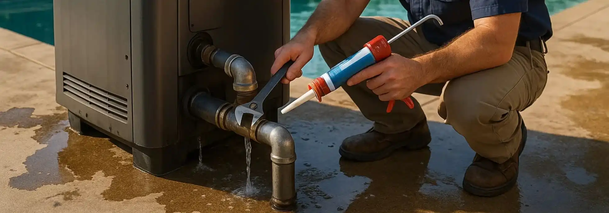  Pool Heater Leak Repair - HVAC Uxbridge