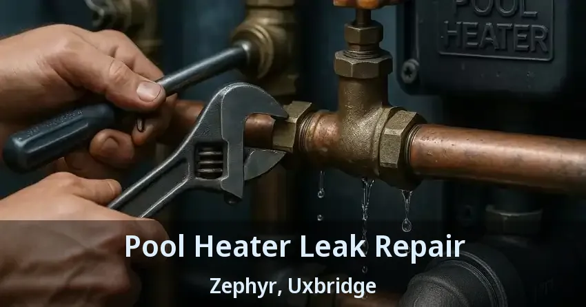 Pool Heater Leak Repair Zephyr, Uxbridge - ON